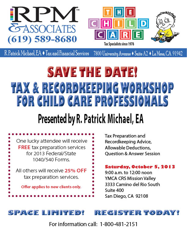 Tax & Recordkeeping Workshop